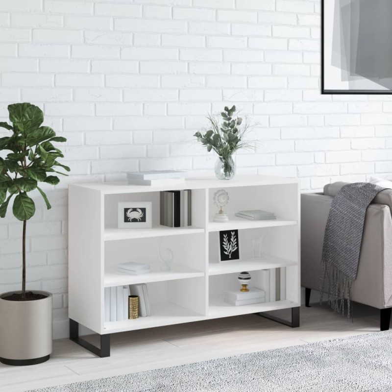 vidaXL Sideboard Weiß 103,5x35x70 cm Holzwerkstoff vidaXL Sideboard Weiß 103,5x35x70 cm Holzwerkstoff