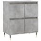 Sideboards 3 Stk. Betongrau Holzwerkstoff Sideboards 3 Stk. Betongrau Holzwerkstoff