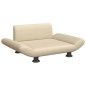 Hundebett Creme 70x45x28 cm Stoff Hundebett Creme 70x45x28 cm Stoff