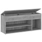vidaXL Schuhbank Grau Sonoma 105x30x45 cm Holzwerkstoff vidaXL Schuhbank Grau Sonoma 105x30x45 cm Holzwerkstoff