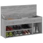 vidaXL Schuhbank Grau Sonoma 105x30x45 cm Holzwerkstoff vidaXL Schuhbank Grau Sonoma 105x30x45 cm Holzwerkstoff