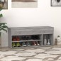vidaXL Schuhbank Grau Sonoma 105x30x45 cm Holzwerkstoff vidaXL Schuhbank Grau Sonoma 105x30x45 cm Holzwerkstoff