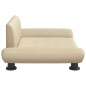Hundebett Creme 70x45x28 cm Stoff Hundebett Creme 70x45x28 cm Stoff