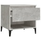 vidaXL Beistelltisch Betongrau 50x46x50 cm Holzwerkstoff vidaXL Beistelltisch Betongrau 50x46x50 cm Holzwerkstoff