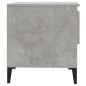 vidaXL Beistelltisch Betongrau 50x46x50 cm Holzwerkstoff vidaXL Beistelltisch Betongrau 50x46x50 cm Holzwerkstoff