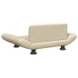 Hundebett Creme 70x45x28 cm Stoff Hundebett Creme 70x45x28 cm Stoff