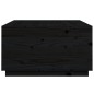 vidaXL Couchtisch Schwarz 80x80x45 cm Massivholz Kiefer vidaXL Couchtisch Schwarz 80x80x45 cm Massivholz Kiefer