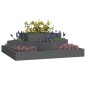 vidaXL Pflanzkübel Grau 83x83x27 cm Massivholz Kiefer vidaXL Pflanzkübel Grau 83x83x27 cm Massivholz Kiefer
