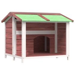 vidaXL Hundehütte Mokka 96x87x80,5 cm Massivholz Kiefer