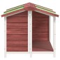 vidaXL Hundehütte Mokka 96x87x80,5 cm Massivholz Kiefer vidaXL Hundehütte Mokka 96x87x80,5 cm Massivholz Kiefer
