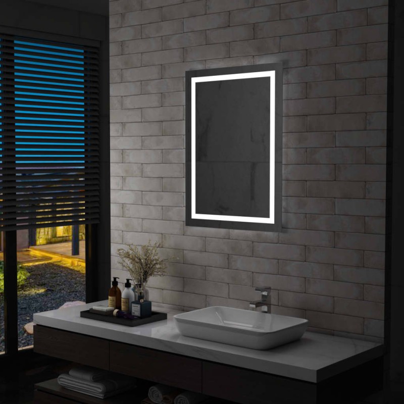 vidaXL LED-Badspiegel mit Berührungssensor 60x80 cm vidaXL LED-Badspiegel mit Berührungssensor 60x80 cm