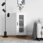 vidaXL Sideboard Weiß 34,5x34x90 cm Holzwerkstoff vidaXL Sideboard Weiß 34,5x34x90 cm Holzwerkstoff