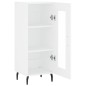 vidaXL Sideboard Weiß 34,5x34x90 cm Holzwerkstoff vidaXL Sideboard Weiß 34,5x34x90 cm Holzwerkstoff