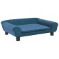 Hundebett Blau 70x48x22 cm Samt Hundebett Blau 70x48x22 cm Samt