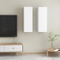 vidaXL TV-Schränke 2 Stk. Weiß 30,5x30x90 cm Holzwerkstoff vidaXL TV-Schränke 2 Stk. Weiß 30,5x30x90 cm Holzwerkstoff