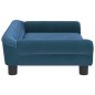Hundebett Blau 70x48x22 cm Samt Hundebett Blau 70x48x22 cm Samt