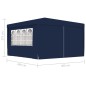 vidaXL Profi-Partyzelt mit Seitenwänden 4×4 m Blau 90 g/m² vidaXL Profi-Partyzelt mit Seitenwänden 4×4 m Blau 90 g/m²