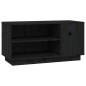 vidaXL TV-Schrank Schwarz 80x35x40,5 cm Massivholz Kiefer vidaXL TV-Schrank Schwarz 80x35x40,5 cm Massivholz Kiefer