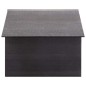 vidaXL Rasenmäher Garage Grau 80x80x70 cm WPC vidaXL Rasenmäher Garage Grau 80x80x70 cm WPC