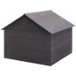 vidaXL Rasenmäher Garage Grau 80x80x70 cm WPC vidaXL Rasenmäher Garage Grau 80x80x70 cm WPC