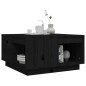 vidaXL Couchtisch Schwarz 60x61x32,5 cm Massivholz Kiefer vidaXL Couchtisch Schwarz 60x61x32,5 cm Massivholz Kiefer
