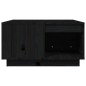 vidaXL Couchtisch Schwarz 60x61x32,5 cm Massivholz Kiefer vidaXL Couchtisch Schwarz 60x61x32,5 cm Massivholz Kiefer