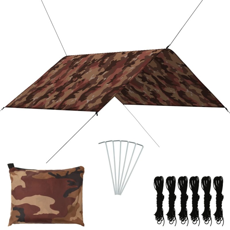 vidaXL Outdoor-Tarp 3x2,85 m Camouflage vidaXL Outdoor-Tarp 3x2,85 m Camouflage