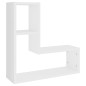 vidaXL Wandregale 2 Stk. Weiß 50x15x50 cm Holzwerkstoff vidaXL Wandregale 2 Stk. Weiß 50x15x50 cm Holzwerkstoff