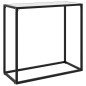 vidaXL Konsolentisch Weiß 80x35x75 cm Hartglas vidaXL Konsolentisch Weiß 80x35x75 cm Hartglas