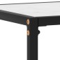 vidaXL Konsolentisch Weiß 80x35x75 cm Hartglas vidaXL Konsolentisch Weiß 80x35x75 cm Hartglas