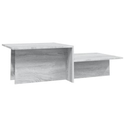 vidaXL Couchtisch Grau Sonoma 111,5x50x33 cm Holzwerkstoff