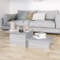 vidaXL Couchtisch Grau Sonoma 111,5x50x33 cm Holzwerkstoff vidaXL Couchtisch Grau Sonoma 111,5x50x33 cm Holzwerkstoff