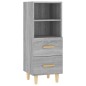 vidaXL Sideboard Grau Sonoma 34,5x34x90 cm Holzwerkstoff vidaXL Sideboard Grau Sonoma 34,5x34x90 cm Holzwerkstoff