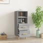 vidaXL Sideboard Grau Sonoma 34,5x34x90 cm Holzwerkstoff vidaXL Sideboard Grau Sonoma 34,5x34x90 cm Holzwerkstoff