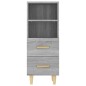 vidaXL Sideboard Grau Sonoma 34,5x34x90 cm Holzwerkstoff vidaXL Sideboard Grau Sonoma 34,5x34x90 cm Holzwerkstoff