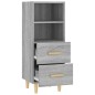 vidaXL Sideboard Grau Sonoma 34,5x34x90 cm Holzwerkstoff vidaXL Sideboard Grau Sonoma 34,5x34x90 cm Holzwerkstoff