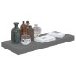 vidaXL Schwebende Wandregale 4 Stk. Hochglanz-Grau 60x23,5x3,8cm MDF vidaXL Schwebende Wandregale 4 Stk. Hochglanz-Grau 60x23,5x3,8cm MDF