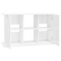 vidaXL Aquariumständer Hochglanz-Weiß 101x41x58 cm Holzwerkstoff vidaXL Aquariumständer Hochglanz-Weiß 101x41x58 cm Holzwerkstoff