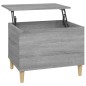 vidaXL Couchtisch Grau Sonoma 60x44,5x45 cm Holzwerkstoff vidaXL Couchtisch Grau Sonoma 60x44,5x45 cm Holzwerkstoff