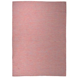 vidaXL Outdoor-Teppich Flachgewebe 200x280 cm Rot
