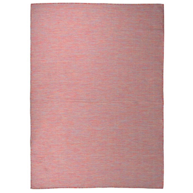 vidaXL Outdoor-Teppich Flachgewebe 200x280 cm Rot vidaXL Outdoor-Teppich Flachgewebe 200x280 cm Rot
