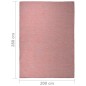 vidaXL Outdoor-Teppich Flachgewebe 200x280 cm Rot vidaXL Outdoor-Teppich Flachgewebe 200x280 cm Rot