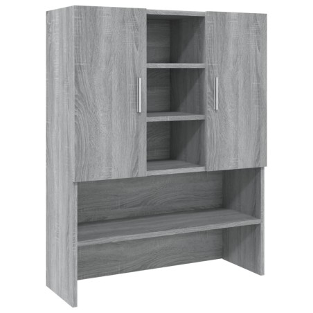 vidaXL Waschmaschinenschrank Grau Sonoma 70,5x25,5x90 cm