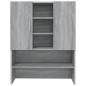 vidaXL Waschmaschinenschrank Grau Sonoma 70,5x25,5x90 cm vidaXL Waschmaschinenschrank Grau Sonoma 70,5x25,5x90 cm
