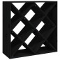 vidaXL Weinregal Schwarz 62x25x62 cm Massivholz Kiefer vidaXL Weinregal Schwarz 62x25x62 cm Massivholz Kiefer