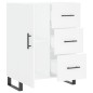vidaXL Sideboard Weiß 69,5x34x90 cm Holzwerkstoff vidaXL Sideboard Weiß 69,5x34x90 cm Holzwerkstoff
