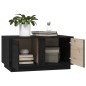 vidaXL Couchtisch Schwarz 80x50x40 cm Massivholz Kiefer vidaXL Couchtisch Schwarz 80x50x40 cm Massivholz Kiefer