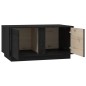 vidaXL Couchtisch Schwarz 80x50x40 cm Massivholz Kiefer vidaXL Couchtisch Schwarz 80x50x40 cm Massivholz Kiefer