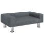 Hundebett Dunkelgrau 70x45x26,5 cm Samt Hundebett Dunkelgrau 70x45x26,5 cm Samt
