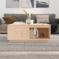 vidaXL Couchtisch 100x101x40,5 cm Massivholz Kiefer vidaXL Couchtisch 100x101x40,5 cm Massivholz Kiefer